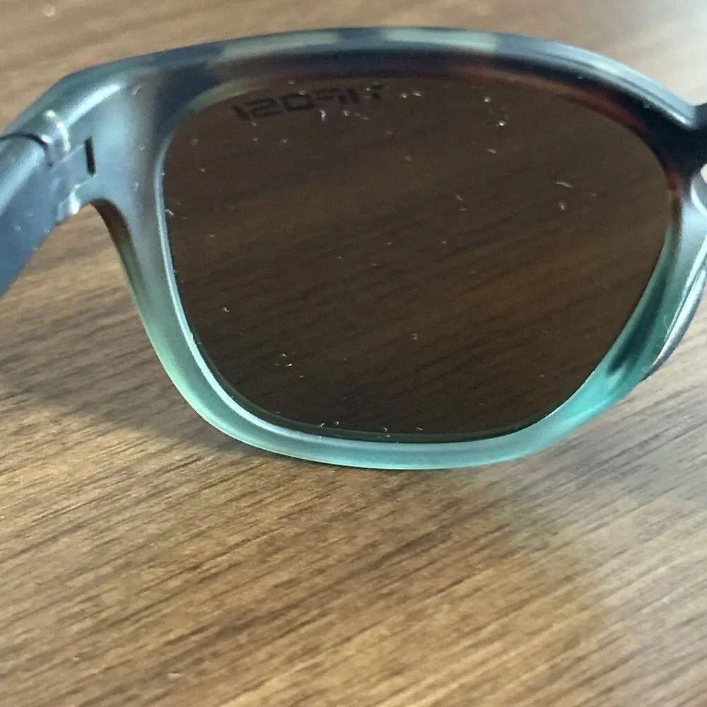Tifosi  Sunglasses Rectangular Brown and Turquoise with Case Used